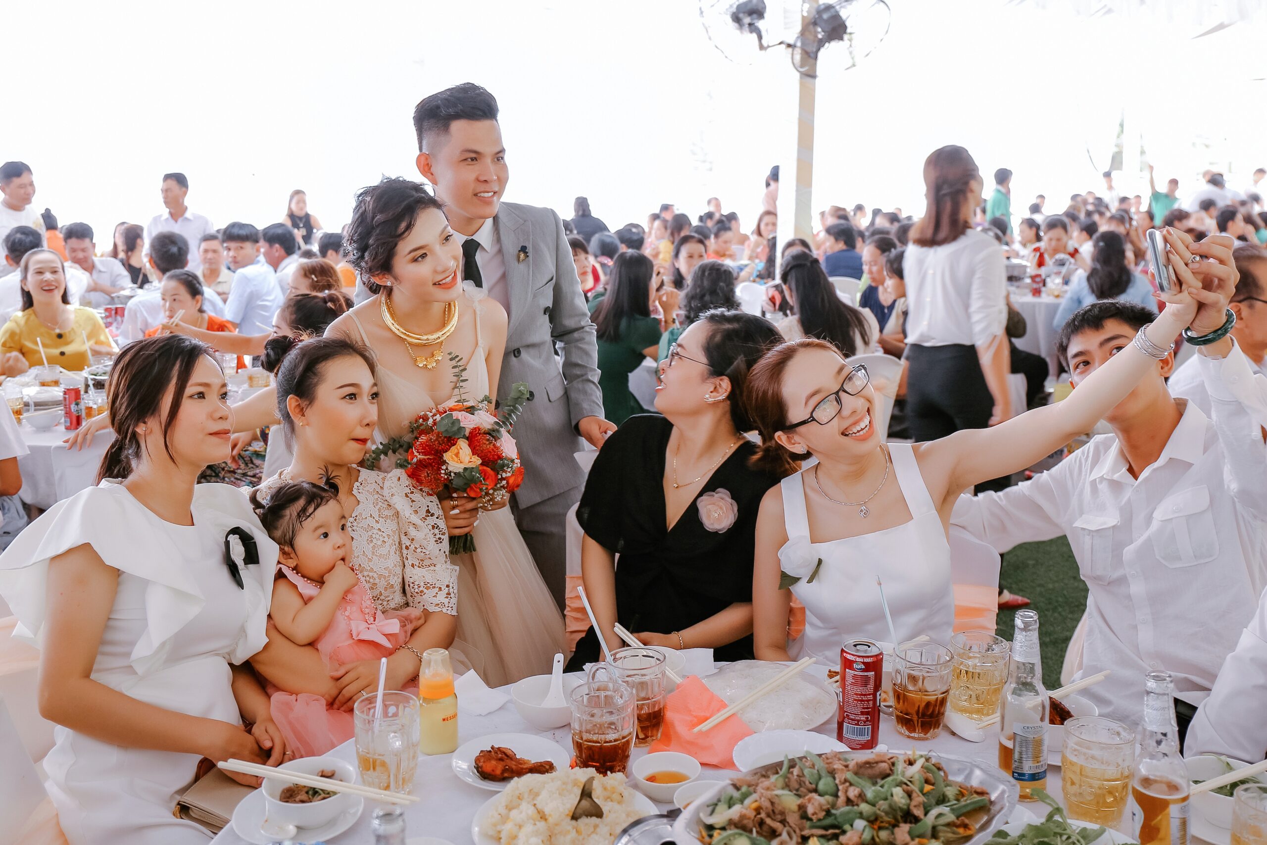 makan tengah hari perkahwinan orang asia